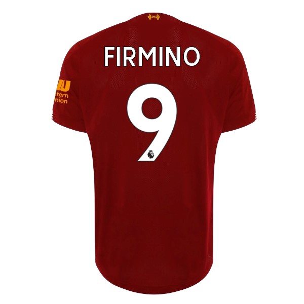 Camiseta Liverpool NO.9 Firmino Primera 2019-2020 Rojo